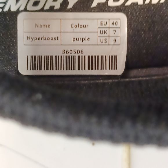 Hyperboost Women's Slip-on Sneakers, Size 9, Purple - Picture 6 of 10